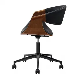 Стул Q-Home JY1829-3, экокожа, орех, вращающийся