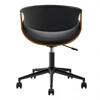 Стул Q-Home JY1829-3, экокожа, орех, вращающийся