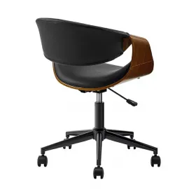 Стул Q-Home JY1829-3, экокожа, орех, вращающийся