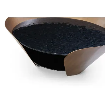 Журнальный стол Q-Home CT6123, D100 см, закаленное стекло, CT6123-D100