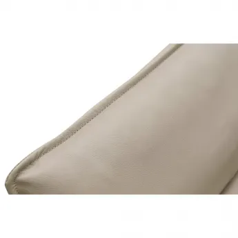 Кресло Q-Home Elegante Nappa, натуральная кожа, бежевый/коричневый, SF015