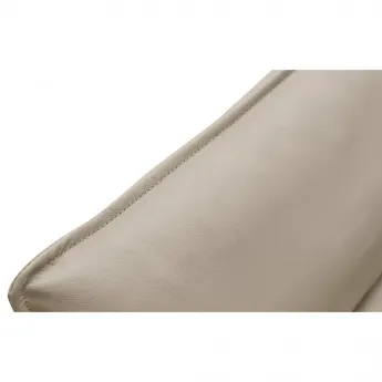 Диван Q-Home Elegante Nappa, кожа, бежевый/коричневый, 2-х местный, SF015