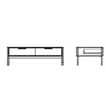 Столик журнальный MOD Interiors Benissa, 124x59, MDI.ET.BS.15
