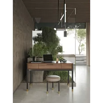 Письменный стол MOD Interiors Benissa, шпон ореха F, MDI.WD.BS.60
