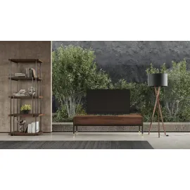 Тумба ТВ MOD Interiors Benissa, 3 ящика, шпон ореха F, MDI.TV.BS.62