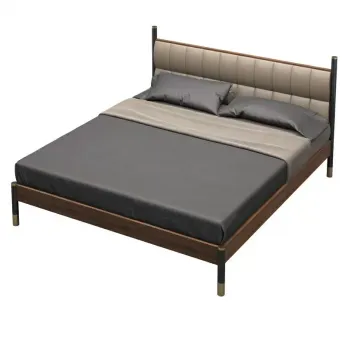 Кровать MOD Interiors Benissa, 160х200, шпон ореха F, MDI.BD.BS.52