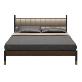 Кровать MOD Interiors Benissa, 180х200, шпон ореха F, MDI.BD.BS.54