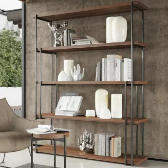 Столик приставной MOD Interiors Benissa, круглый, D39, шпон ореха F, MDI.ST.BS.37