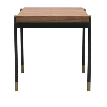 Столик приставной MOD Interiors Benissa, 49x45, шпон ореха F, MDI.ST.BS.41