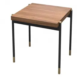Столик приставной MOD Interiors Benissa, 49x45, шпон ореха F, MDI.ST.BS.41