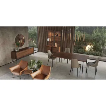 Гостиная MOD Interiors Benissa, шпон ореха F