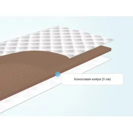 Наматрасник Materlux Cocos 3, защитный, на резинках