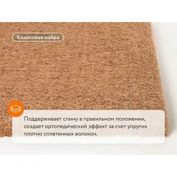 Наматрасник Materlux Cocos 3, защитный, на резинках