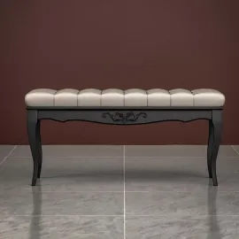 Банкетка Classico Italiano Тиволи Wood, черный/ясень. B108/BL/Y