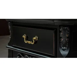 Гостиная Classico Italiano Тиволи Wood, Чёрный лак/ясень