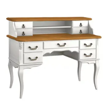 Надстройка письменного стола Classico Italiano Тиволи Wood, молочный/ясень, B703/L/Y