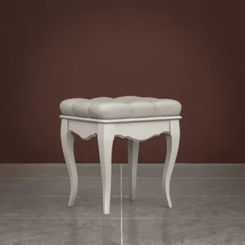Пуф Classico Italiano Тиволи Wood, молочный/ясень, B107/L/Y