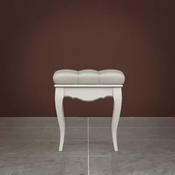 Пуф Classico Italiano Тиволи Wood, молочный/ясень, B107/L/Y