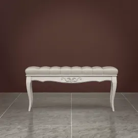 Банкетка Classico Italiano Тиволи Wood, молочный/ясень. B108/L/Y