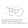 Стол обеденный 160/260 Camelgroup Elite NET раскладной, 155TAV.02PL - Фото 4