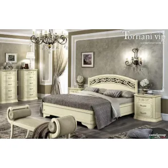 Кровать Torriani Avorio Camelgroup, 180 см без изножья