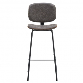 Барный стул Q-Home Ливерпуль, серый 2089, высота 108 см, QH-5397-2089-108