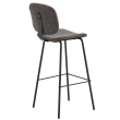 Барный стул Q-Home CQ-5397, серый, высота 108 см - Фото 6
