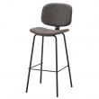 Барный стул Q-Home CQ-5397, серый, высота 108 см - Фото 3