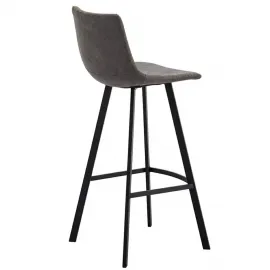 Барный стул Q-Home Иствуд, серый, высота 105 см, BC-L-CQ-8307А-6-GRY