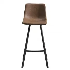 Барный стул Q-Home Фентон, коричневый, высота 105 см, BC-L-8307A-6-BRN