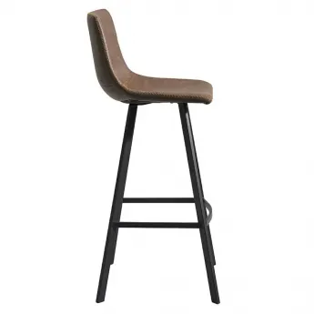 Барный стул Q-Home Фентон, коричневый, высота 105 см, BC-L-8307A-6-BRN