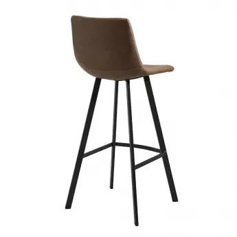 Барный стул Q-Home Фентон, коричневый, высота 105 см, BC-L-8307A-6-BRN