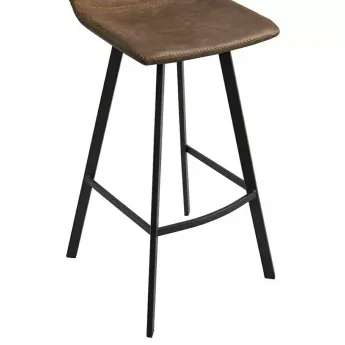 Барный стул Q-Home Фентон, коричневый, высота 105 см, BC-L-8307A-6-BRN