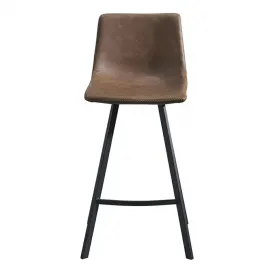 Полубарный стул Q-Home Фентон, коричневый, высота 95 см, SC-L-8307A-6-BRN