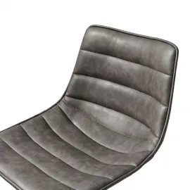 Барный стул Q-Home Стоун, серый, высота 110 см, BC-L-CQ-8280E-P-GRY