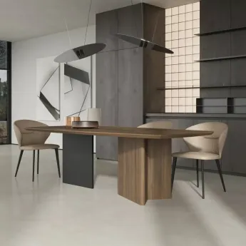 Стол обеденный MOD Interiors Miramar 200, фиксированный, Орех F (V36F), MDI.DT.MRM.78