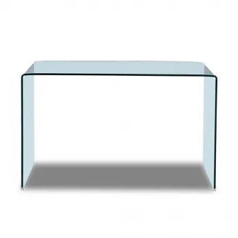 Стол Q-Home Clear (Клир), 125x70 см, каленое гнутое стекло, QHF306-125