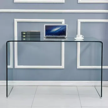Стол обеденный Q-Home Andalusia, 125x70 см, каленое гнутое стекло, DG-F306-125