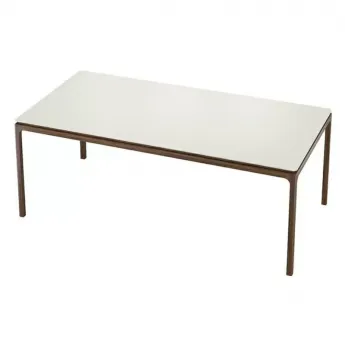 Стол обеденный MOD Interiors Calpe 180, фиксированный, светло-серый лак, орех F, MDI.DT.CP.8