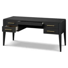 Письменный стол Salerno Fratelli Barri, Графит матовый, 4 ящика, FB.WD.SL.705