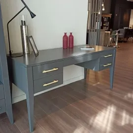 Письменный стол Salerno Fratelli Barri, Графит матовый, 4 ящика, FB.WD.SL.705