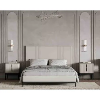 Кровать Classico Italiano Тревизо, 160х200, Молочный/Венге, 4160/L/WE