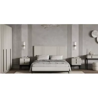 Кровать Classico Italiano Тревизо, 160х200, Молочный/Венге, 4160/L/WE