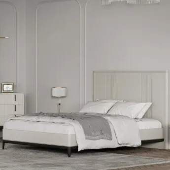 Кровать Classico Italiano Тревизо, 180х200, Молочный/Венге, 4180/L/WE