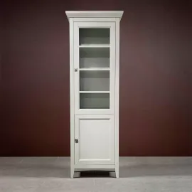 Библиотека Classico Italiano Бруклин, 1-дв., Молочный, левая, 7033L/L