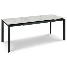 Стол обеденный MOD Interiors Toledo, 160(200) см, закаленное стекло с керамикой, раздвижной, MDI.DT.TOL.4