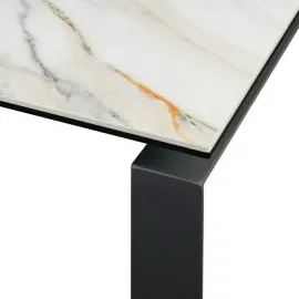 Стол обеденный MOD Interiors Toledo, 160(200) см, закаленное стекло с керамикой, раздвижной, MDI.DT.TOL.4