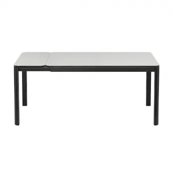 Стол обеденный MOD Interiors Toledo, 140(180) см, закаленное стекло с керамикой, раздвижной, MDI.DT.TOL.1