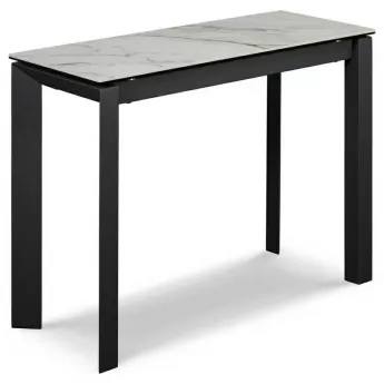 Консоль Mod Interiors Toledo, закаленное стекло с керамикой, темно-серый металл, MDI.CS.TOL.7