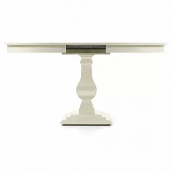 Стол обеденный 105/145х105 Classico Italiano Бруклин, квадратный, раскладной, Молочный, MUN2/L